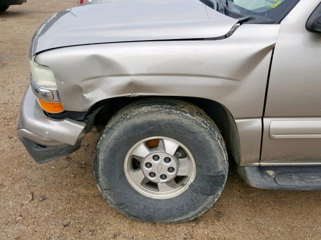 3GNEC16Z72G326134 - 2002 CHEVROLET SUBURBAN C GOLD photo 9