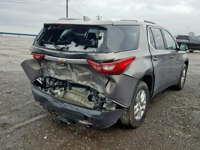 1GNERGKWXJJ213675 - 2018 CHEVROLET TRAVERSE L GRAY photo 4