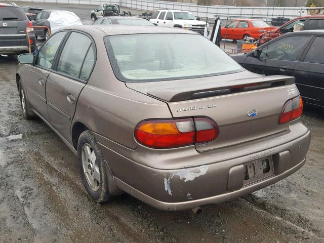 1G1NE52J92M598149 - 2002 CHEVROLET MALIBU LS 棕色 照片 3