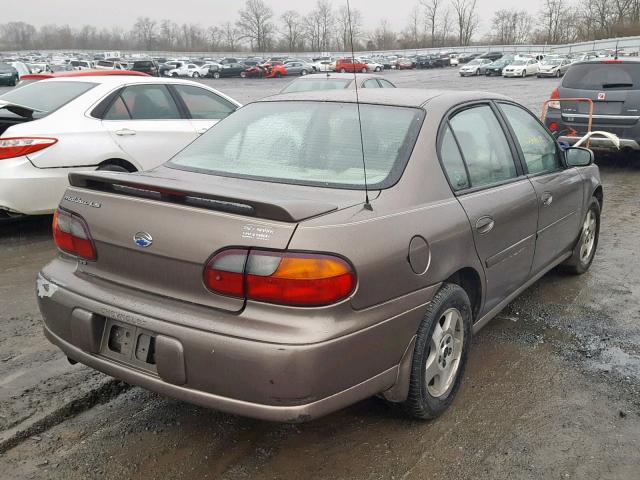 1G1NE52J92M598149 - 2002 CHEVROLET MALIBU LS 棕色 照片 4