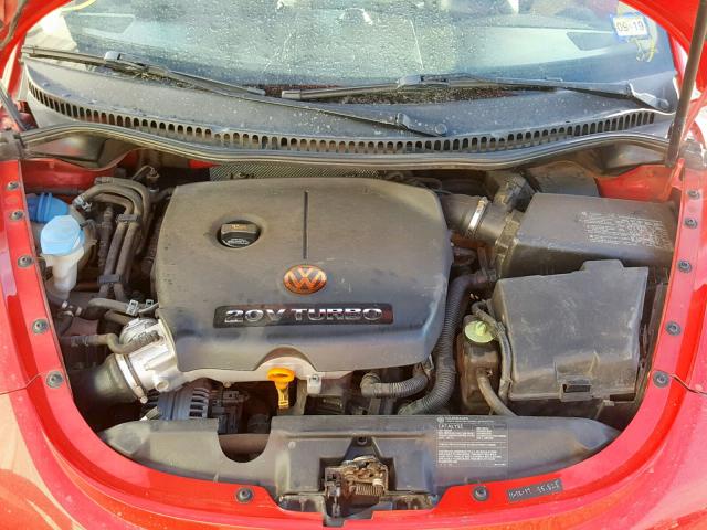 3VWCD31Y65M365307 - 2005 VOLKSWAGEN NEW BEETLE 红色 照片 7