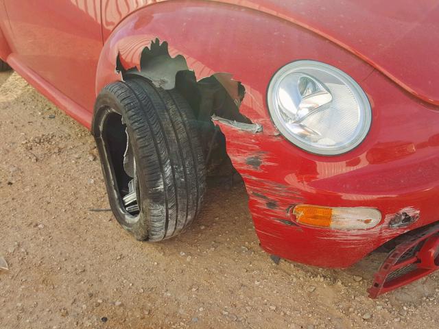 3VWCD31Y65M365307 - 2005 VOLKSWAGEN NEW BEETLE 红色 照片 9