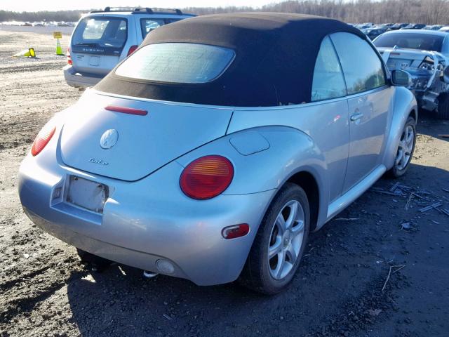 3VWCD21Y34M300813 - 2004 VOLKSWAGEN NEW BEETLE Gümüş foto 4