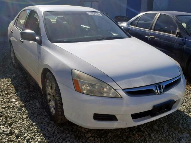 1HGCM56137A184919 - 2007 HONDA ACCORD VAL WHITE photo 1