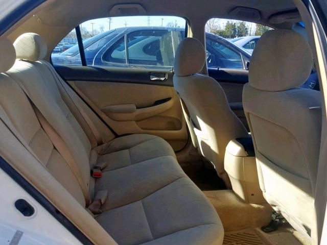 1HGCM56137A184919 - 2007 HONDA ACCORD VAL WHITE photo 6