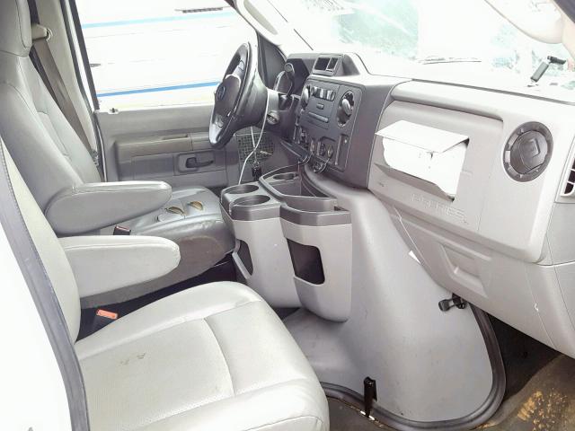 1FTNE2EL9EDA32841 - 2014 FORD ECONOLINE WHITE photo 5