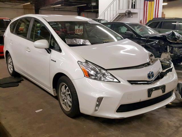 JTDZN3EUXC3155096 - 2012 TOYOTA PRIUS V WHITE photo 1