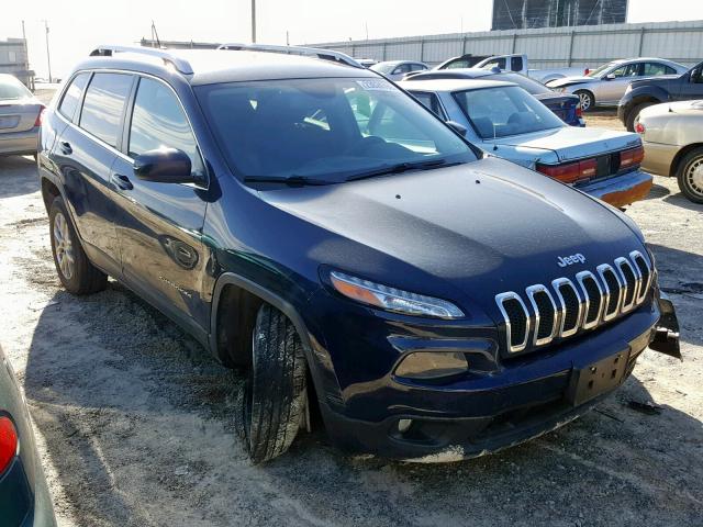 1C4PJMCB1EW167844 - 2014 JEEP CHEROKEE L BLUE photo 1