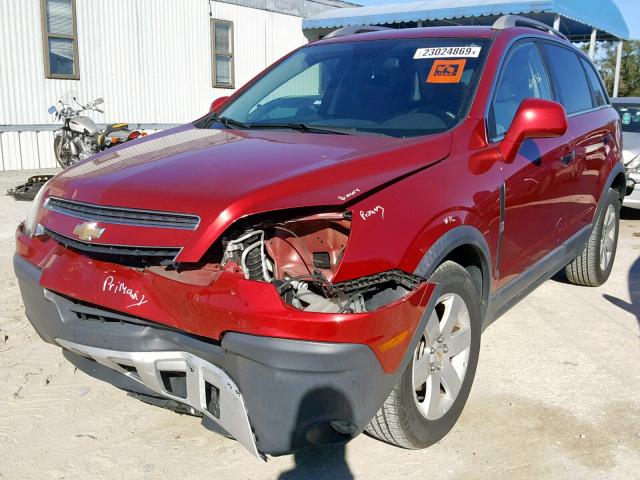 3GNAL2EK4CS655803 - 2012 CHEVROLET CAPTIVA SP BURGUNDY photo 2