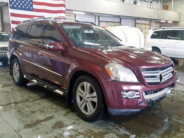 4JGBF71EX7A152426 - 2007 MERCEDES-BENZ GL 450 4MA MAROON photo 1