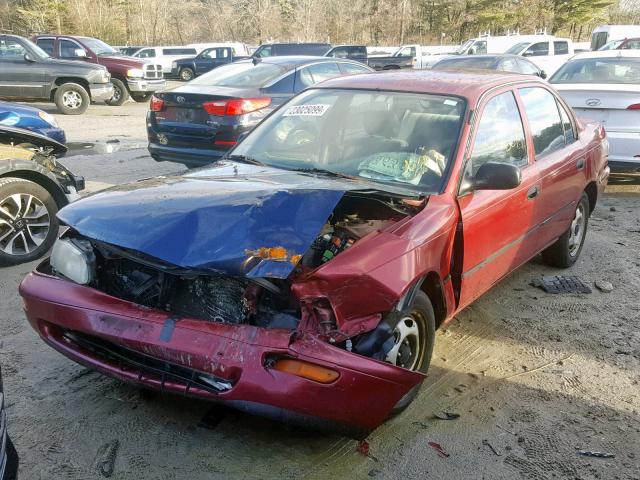 2T1BA02E3TC126250 - 1996 TOYOTA COROLLA 红色 照片 2