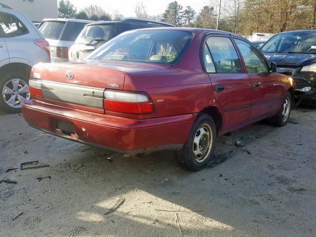2T1BA02E3TC126250 - 1996 TOYOTA COROLLA 红色 照片 4