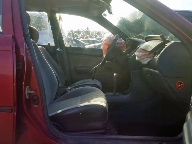 2T1BA02E3TC126250 - 1996 TOYOTA COROLLA 红色 照片 5