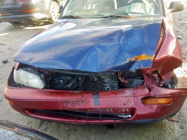 2T1BA02E3TC126250 - 1996 TOYOTA COROLLA 红色 照片 9