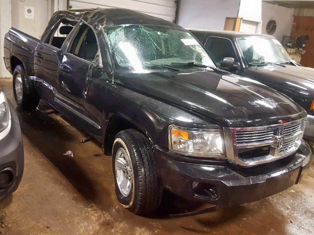 1D7HW58N08S634588 - 2008 DODGE DAKOTA QUA BLACK photo 1