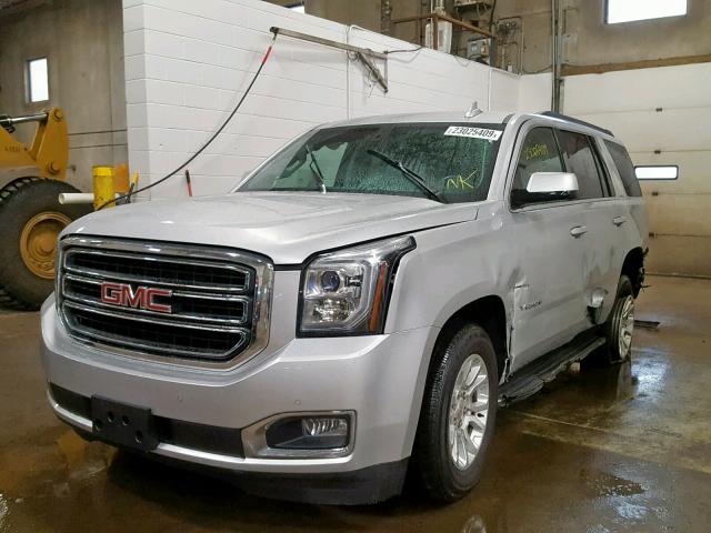 1GKS2AKC7GR272345 - 2016 GMC YUKON SLE SILVER photo 2