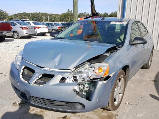 1G2ZG57N484100533 - 2008 PONTIAC G6 BASE TEAL photo 2