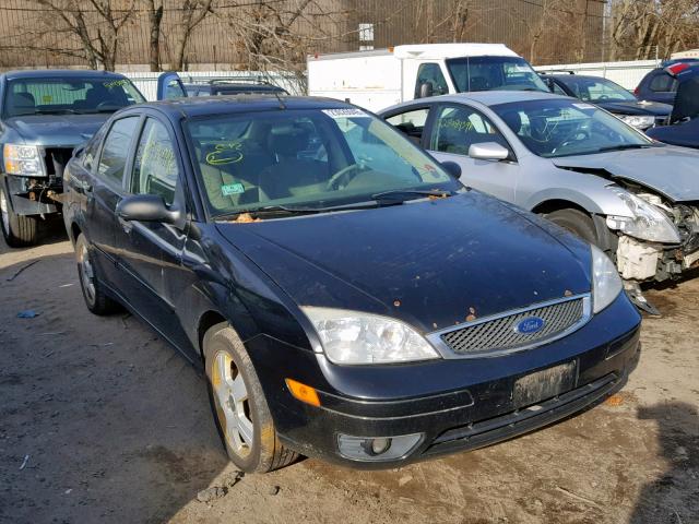 1FAHP34N46W185512 - 2006 FORD FOCUS ZX4 BLACK photo 1