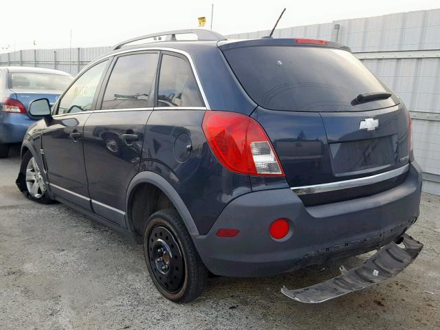 3GNAL2EK5ES530229 - 2014 CHEVROLET CAPTIVA LS BLUE photo 3