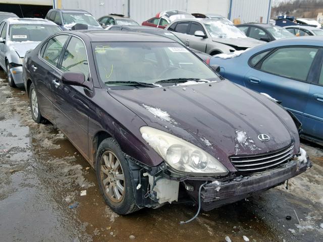 JTHBA30GX40018868 - 2004 LEXUS ES 330 MAROON photo 1