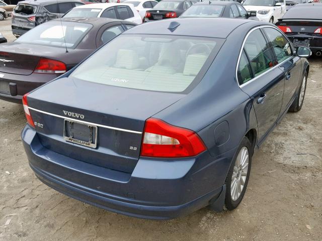 YV1AS982X71028590 - 2007 VOLVO S80 3.2 BLUE photo 4