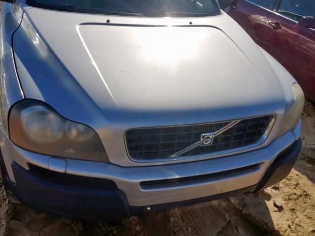 YV1CY59H341110093 - 2004 VOLVO XC90 GRAY photo 7