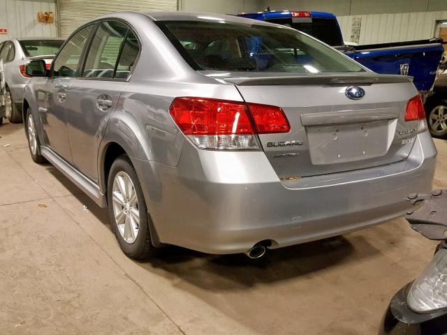 4S3BMBC68B3257367 - 2011 SUBARU LEGACY 2.5 SILVER photo 3