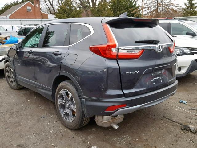 7FARW2H52KE000396 - 2019 HONDA CR-V EX GRAY photo 3