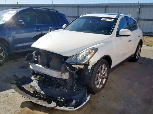 JN1AJ0HP9BM801995 - 2011 INFINITI EX35 BASE WHITE photo 2