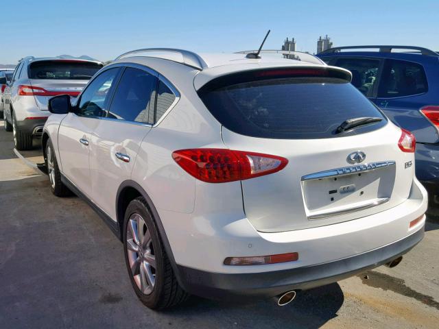 JN1AJ0HP9BM801995 - 2011 INFINITI EX35 BASE WHITE photo 3