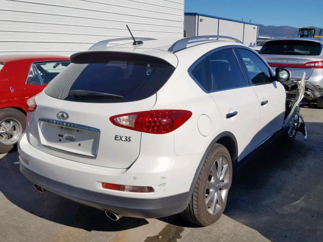 JN1AJ0HP9BM801995 - 2011 INFINITI EX35 BASE WHITE photo 4