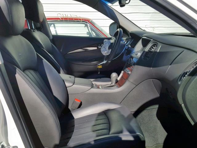 JN1AJ0HP9BM801995 - 2011 INFINITI EX35 BASE WHITE photo 5