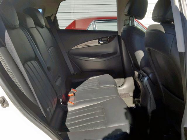 JN1AJ0HP9BM801995 - 2011 INFINITI EX35 BASE WHITE photo 6