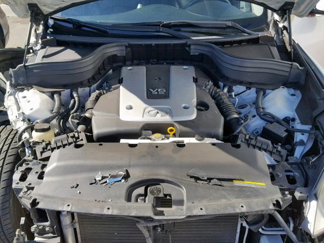 JN1AJ0HP9BM801995 - 2011 INFINITI EX35 BASE WHITE photo 7