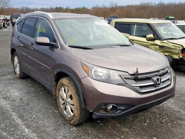 5J6RM4H7XCL022895 - 2012 HONDA CR-V EXL CHARCOAL photo 1