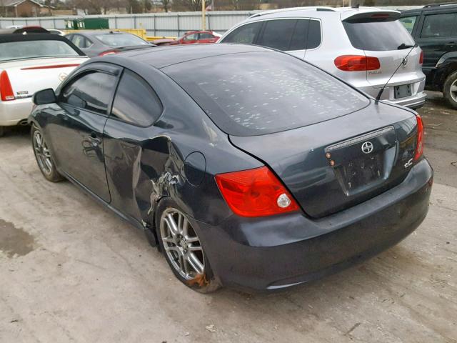 JTKDE177360076325 - 2006 TOYOTA SCION TC CHARCOAL photo 3