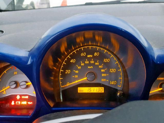 JTKDE177360076325 - 2006 TOYOTA SCION TC CHARCOAL photo 8