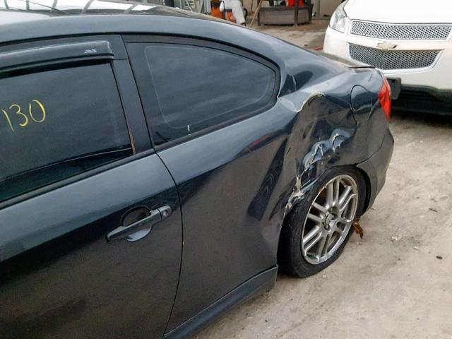 JTKDE177360076325 - 2006 TOYOTA SCION TC CHARCOAL photo 9
