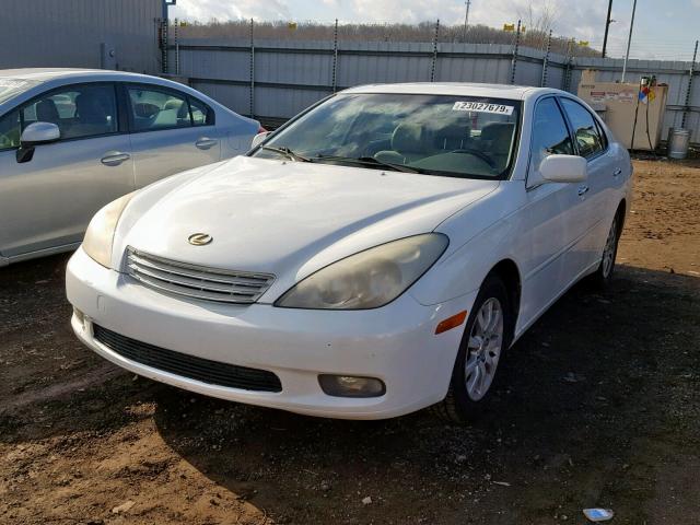 JTHBF30G130090963 - 2003 LEXUS ES 300 WHITE photo 2