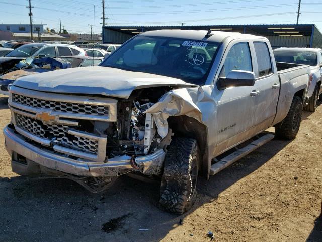 1GCVKREH7FZ213714 - 2015 CHEVROLET SILVERADO SILVER photo 2