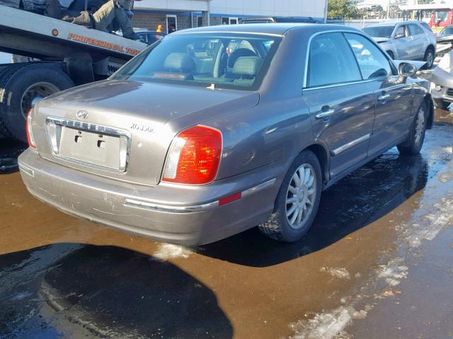 KMHFU45E14A322328 - 2004 HYUNDAI XG 350 GRAY photo 4