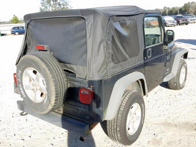 1J4FA39S26P716230 - 2006 JEEP WRANGLER X BLACK photo 4