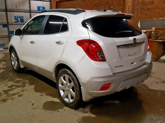 KL4CJHSB3FB267647 - 2015 BUICK ENCORE PRE WHITE photo 3