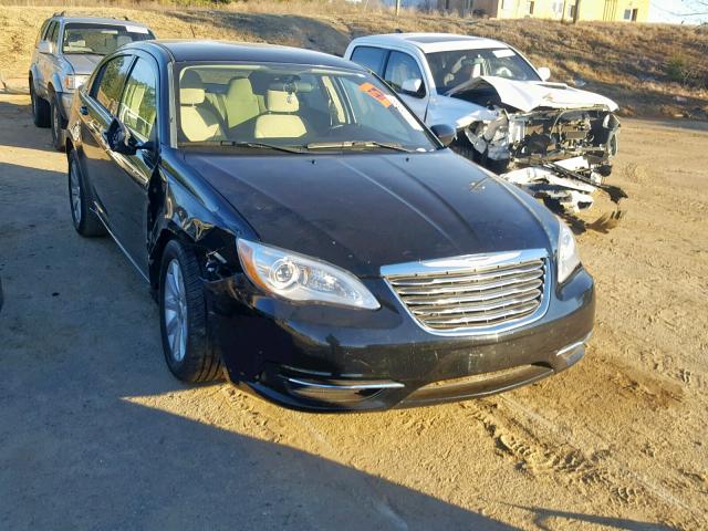 1C3CCBBB3DN542964 - 2013 CHRYSLER 200 TOURIN BLACK photo 1