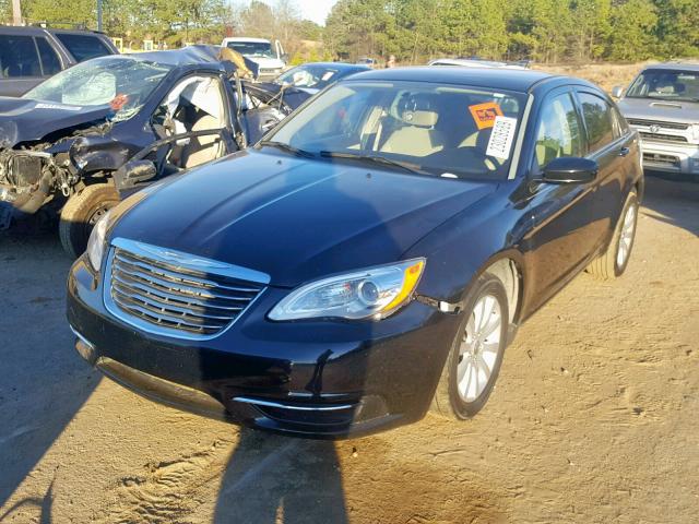 1C3CCBBB3DN542964 - 2013 CHRYSLER 200 TOURIN BLACK photo 2