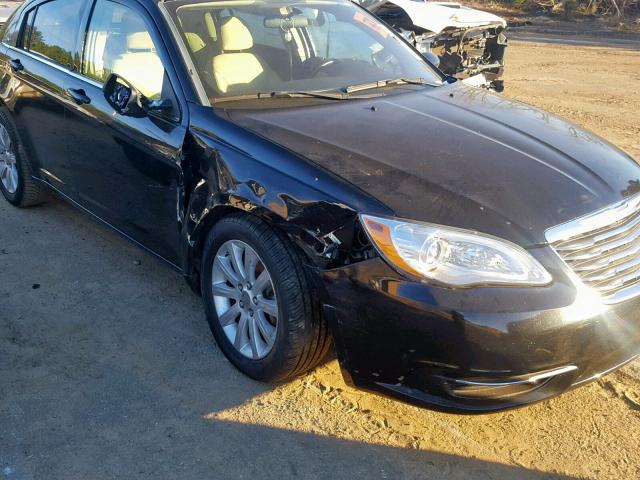 1C3CCBBB3DN542964 - 2013 CHRYSLER 200 TOURIN BLACK photo 9