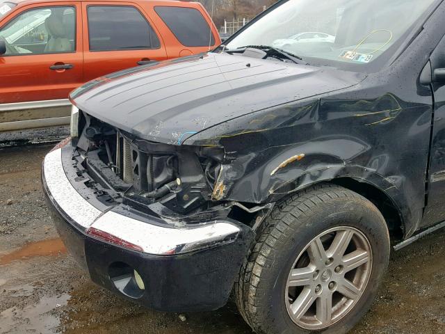 1A8HW58P47F554481 - 2007 CHRYSLER ASPEN LIMI BLACK photo 9