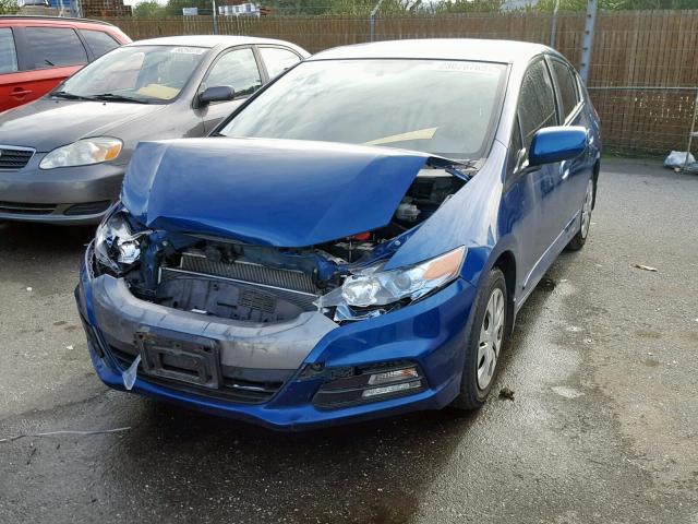 JHMZE2H34CS002778 - 2012 HONDA INSIGHT BLUE photo 2