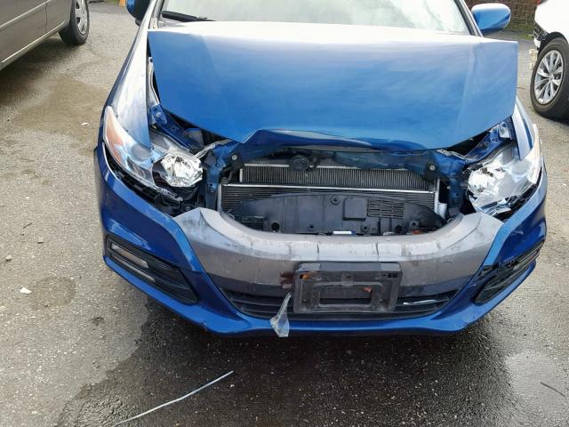 JHMZE2H34CS002778 - 2012 HONDA INSIGHT BLUE photo 9