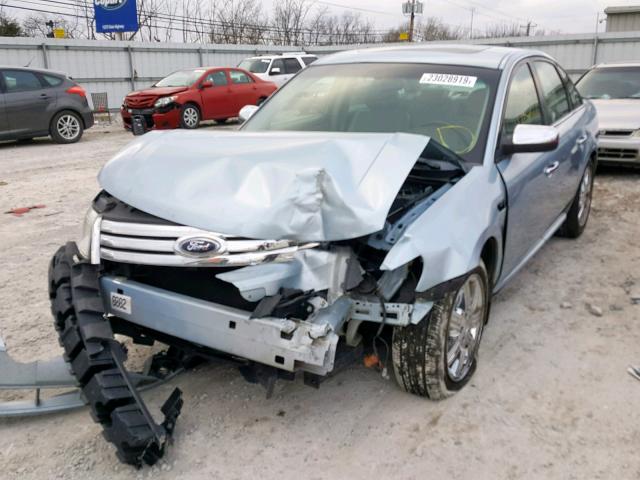 1FAHP25W59G122323 - 2009 FORD TAURUS LIM BLUE photo 2